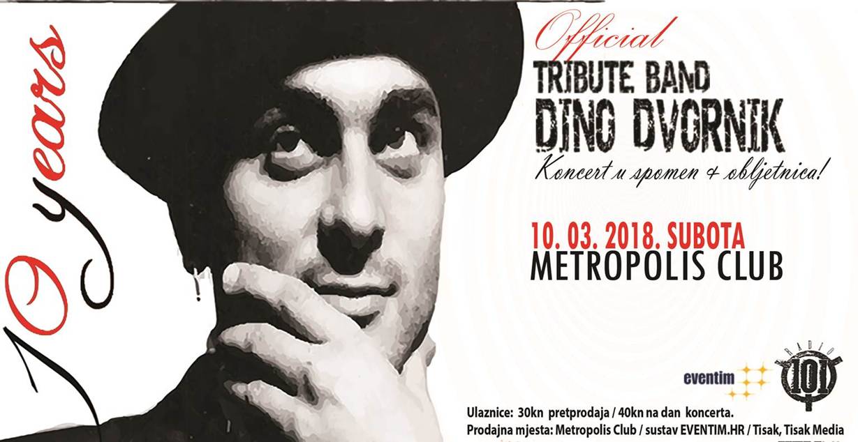 Koncertom pod nazivom „Nadahnuće“ Official Tribute to Dino Dvornik starta turneju u spomen na kralja funka