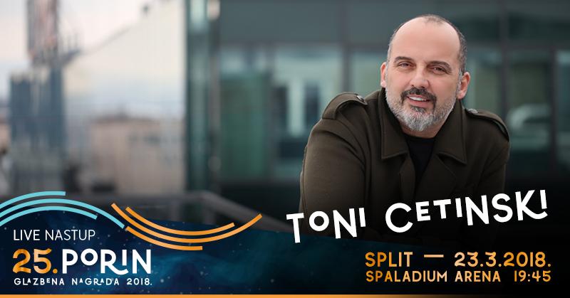 Tony Cetinski: Vidimo se u Splitu na jubilarnom Porinu u Spaladium Areni