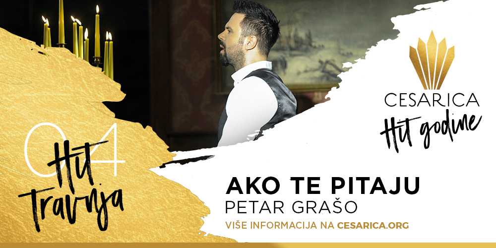 Publika odlučila: Petar Grašo s pjesmom „Ako te pitaju“ u finalu nagrade ‘Cesarica’