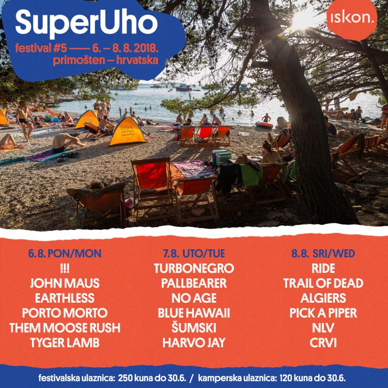 Počinje 5. SuperUho Festival. Pogledajte raspored nastupa izvođača po danima