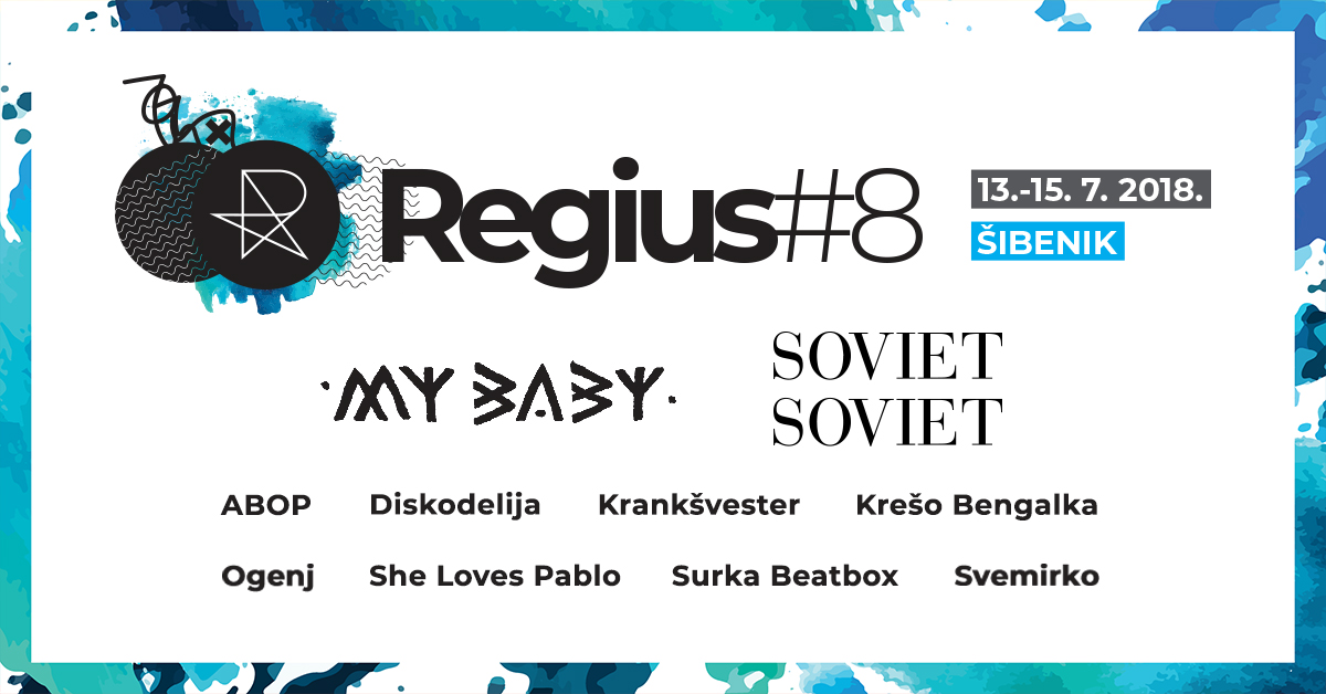 Soviet Soviet, She Loves Pablo, Surka Beatbox i Diskodelija zaključuju lineup Regius festivala