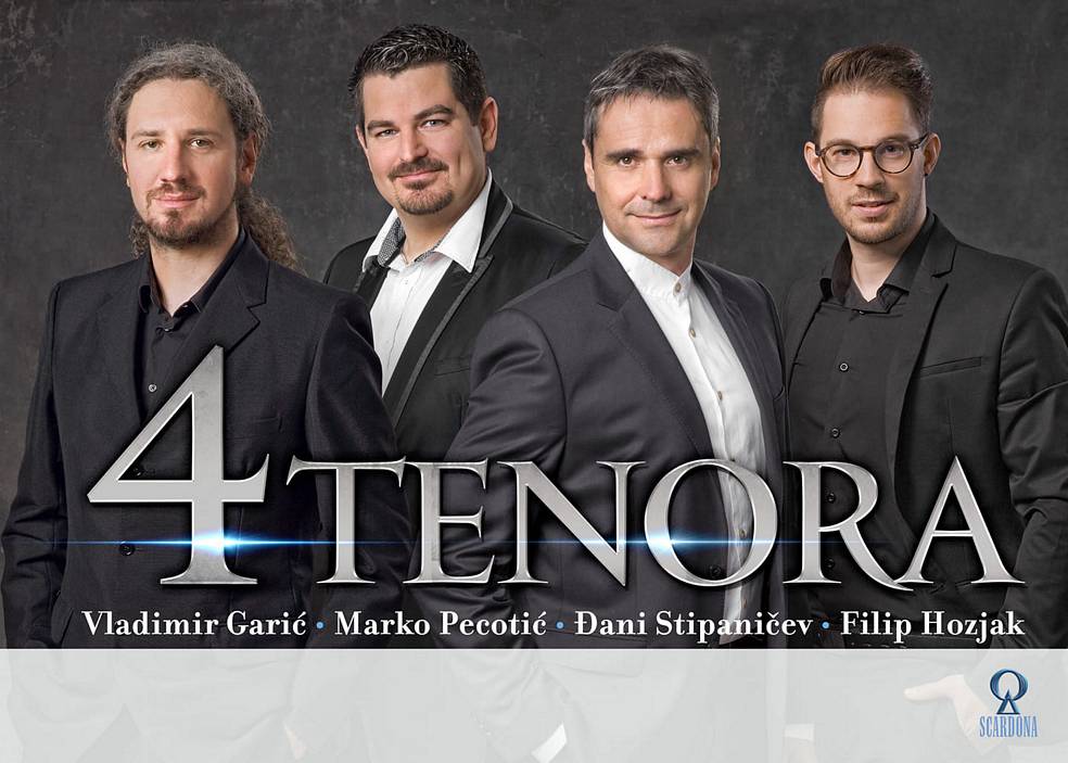 Četiri tenora pripremaju pravu glazbenu čaroliju u splitskom akvarelu