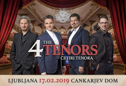 4 Tenora pripremaju glazbeni spektakl povodom Dana zaljubljenih u Cankarjevu domu
