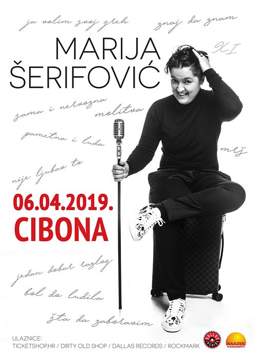 Marija Šerifović dolazi u Zagreb