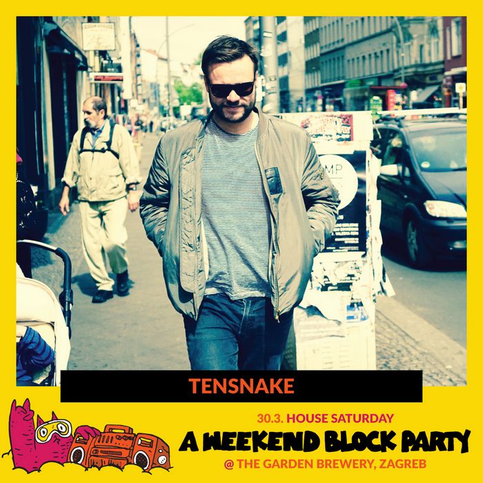 Autor plesnih megahitova Tensnake glavni je gost house subote na A Weekend Block Partyju