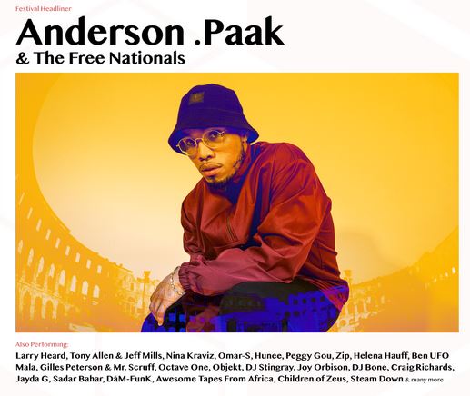 Anderson Paak and The Free Nationals glavni su gosti Dimensions festivala
