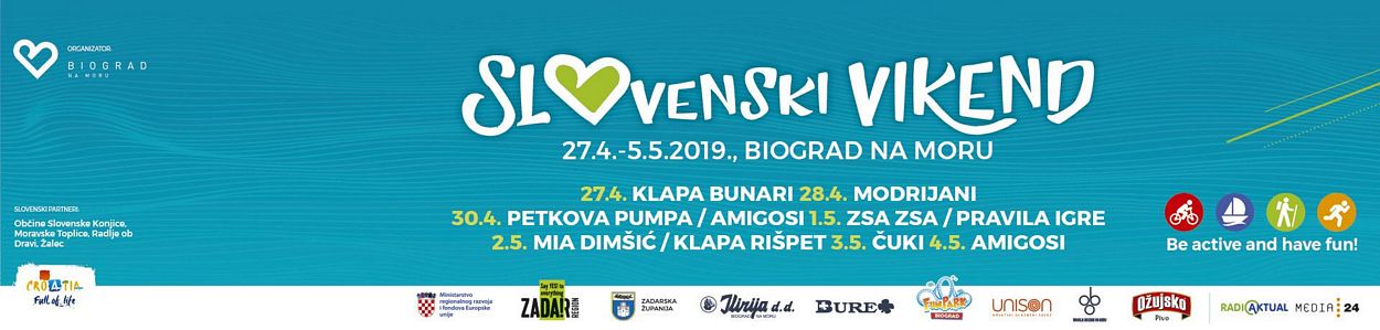 Hrvatski glazbenici u sklopu Slovenskog vikenda u Biogradu
