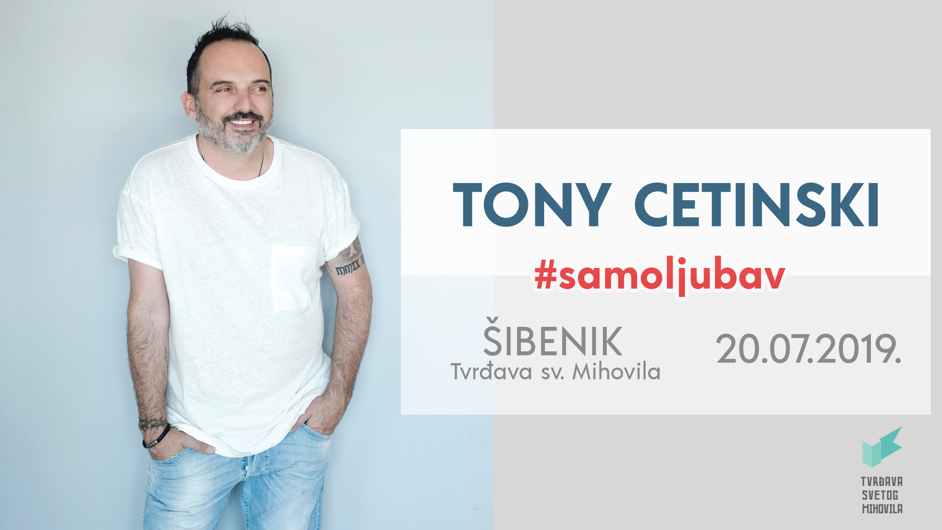 Tony Cetinski i najveća regionalna koncertna turneja #samoljubav u Šibeniku