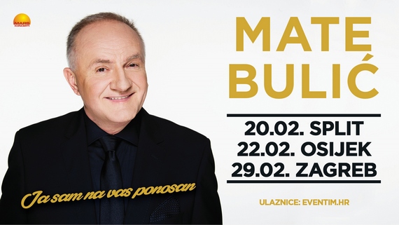 Mate Bulić sprema spektakle u Splitu, Osijeku i Zagrebu! Turneja kreće u veljači 2020.