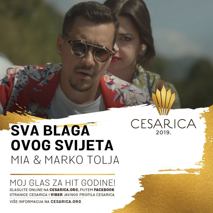 Publika odlučila: Mia Dimšić i Marko Tolja s pjesmom “Sva blaga ovog svijeta” u finalu Cesarice