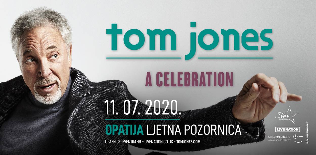 Koncertni spektakl u Hrvatskoj! Tom Jones nastupa u Opatiji!