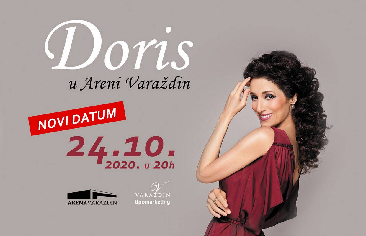 Odgađa se koncert Doris Dragović u Areni Varaždin!
