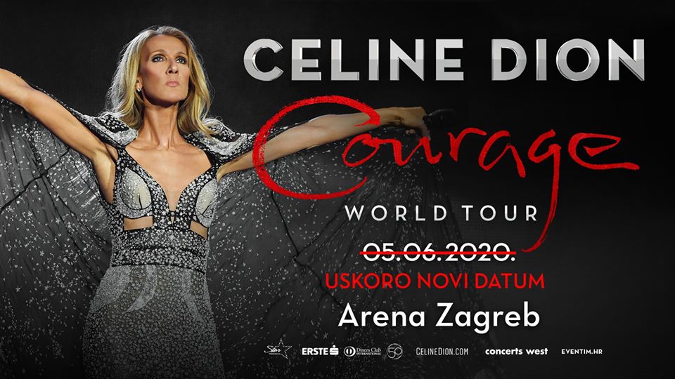 Odgođen koncert Celine Dion u Zagrebu!