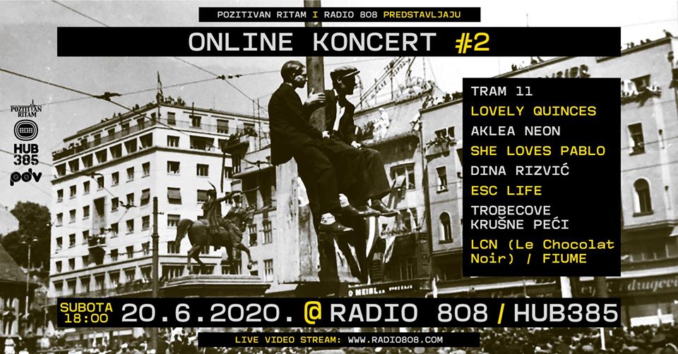 Radio 808 i Pozitivan ritam predstavljaju Online koncert #2