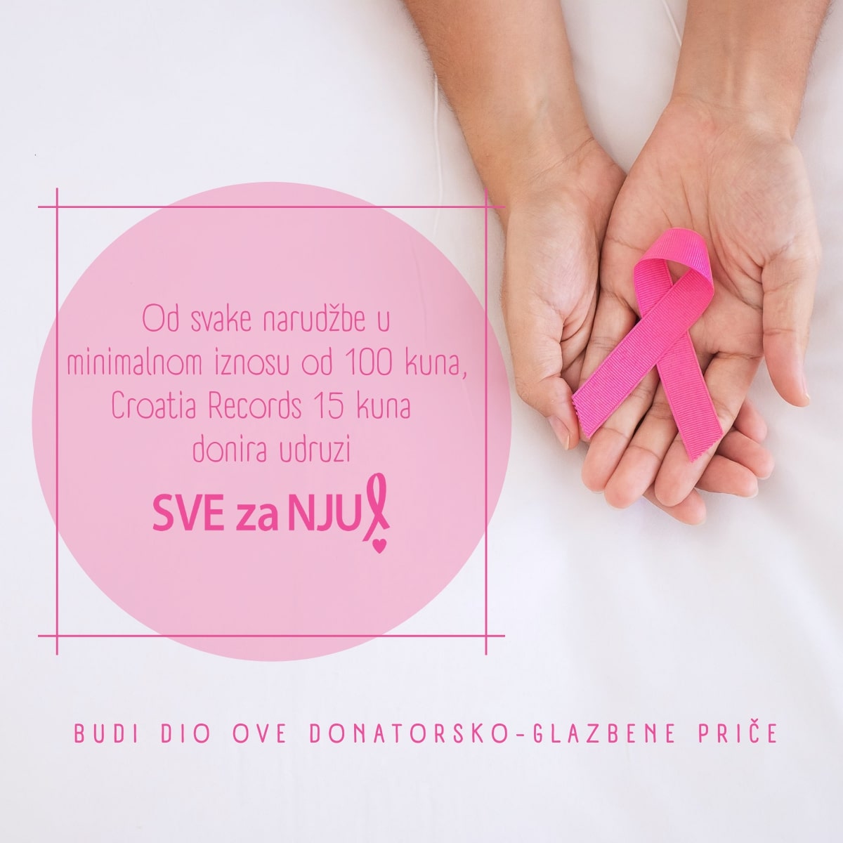 SVE za NJU i Croatia Records uz sve hrabre žene koje se bore s malignim bolestima