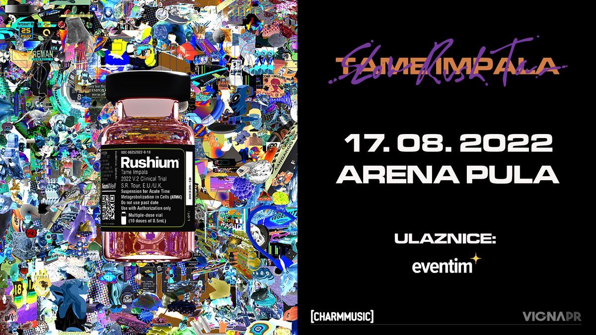 Australski bend Tame Impala koji je revolucionirao rock svojim novim zvukom nastupit će u pulskoj Areni 17. kolovoza 2022. na prvom samostalnom koncertu u Hrvatskoj!
