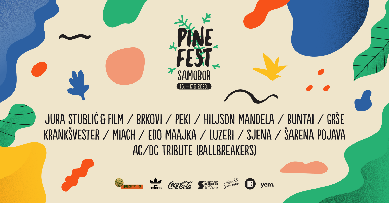 Pine Fest 2023 - line up - vizual