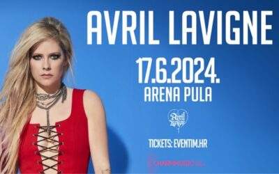 Pop-punk kraljica Avril Lavigne napokon u Hrvatskoj, u lipnju u pulskoj Areni
