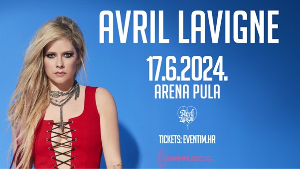 Pop-punk kraljica Avril Lavigne napokon u Hrvatskoj, u lipnju u pulskoj Areni