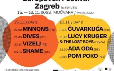 Objavljena satnica trećeg izdanja Europavox festivala Zagreb!