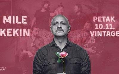 Mile Kekin u zagrebačkom Vintage Industrial Baru promovira album Nježno đonom