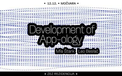 ZEZ Rezidencija: Development of App-ology Močvara